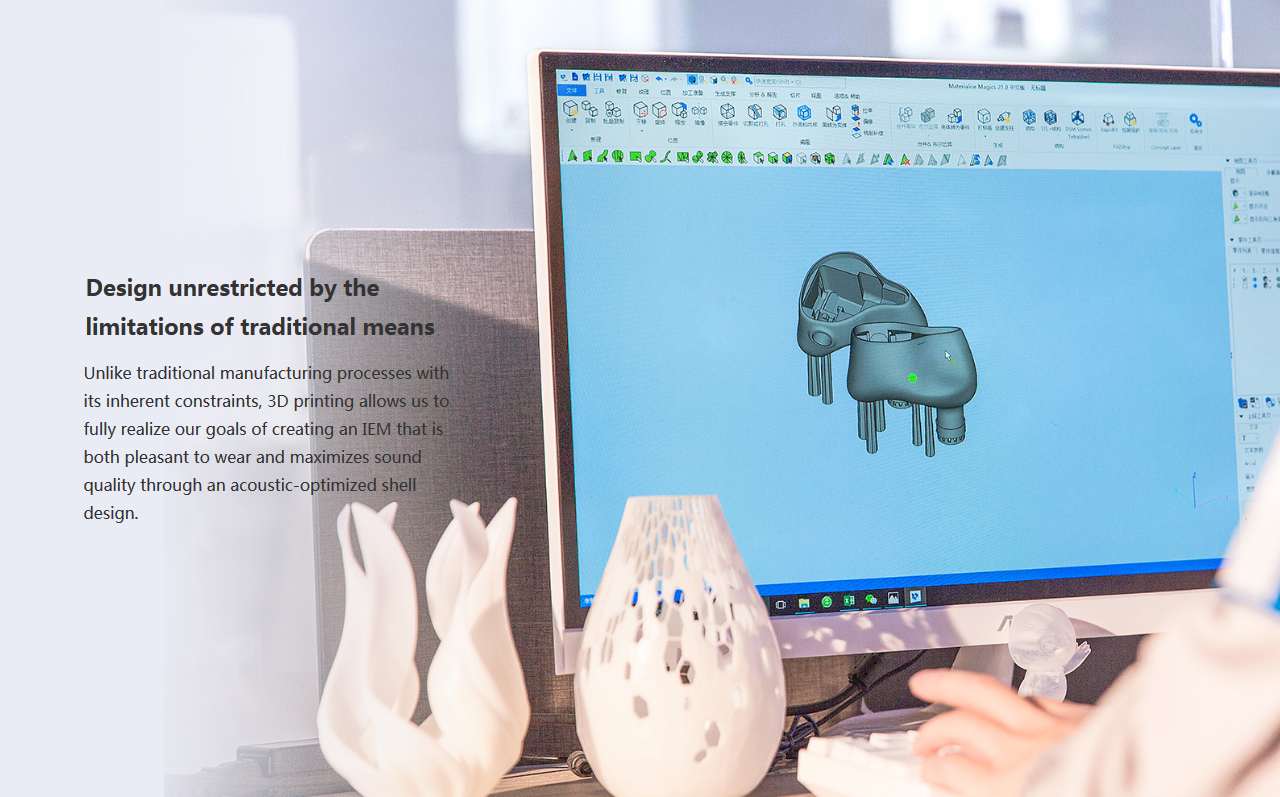 [สินค้าใหม่สายมีตำหนิ] FiiO FA7 หูฟัง Pure Balanced 4 ไดร์เวอร์ (4BA) ถอดสายได้