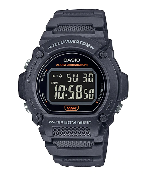 นาฬิกา Casio STANDARD DIGITAL รุ่น W-219H-8AV ของแท้ รับประกัน1ปี