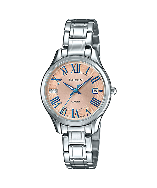 นาฬิกา คาสิโอ Casio SHEEN 3-HAND ANALOG รุ่น SHE-4050D-9A ของแท้ รับประกัน1ปี