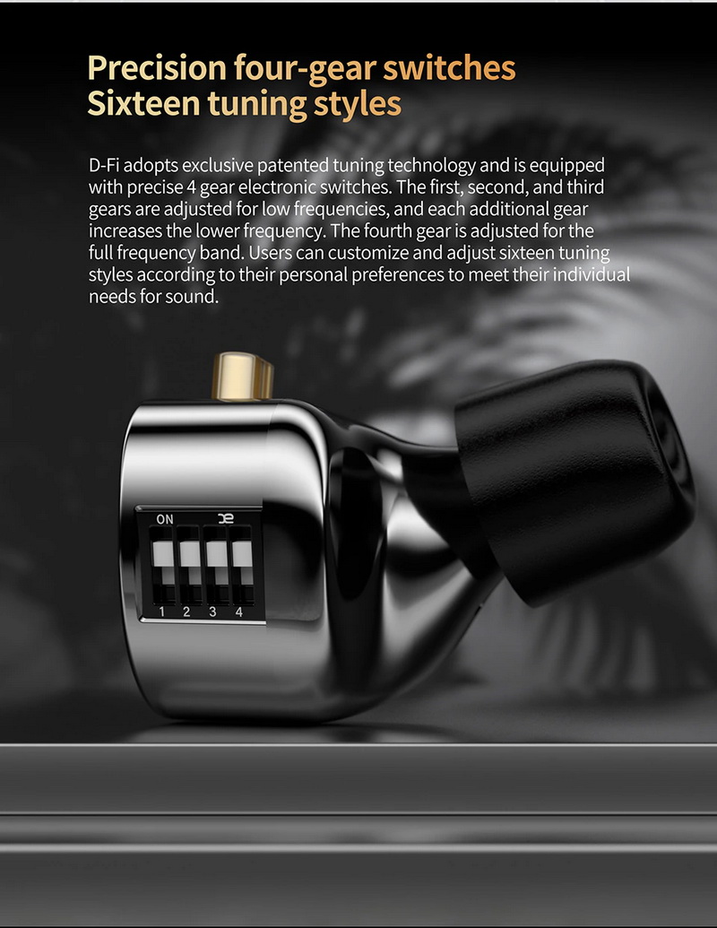 KZ D-Fi หูฟัง Iems ไดรเวอร์ไดนามิกประสิทธิภาพสูง ราชาแห่งหูฟังไดนามิก ประกันศูนย์ไทย