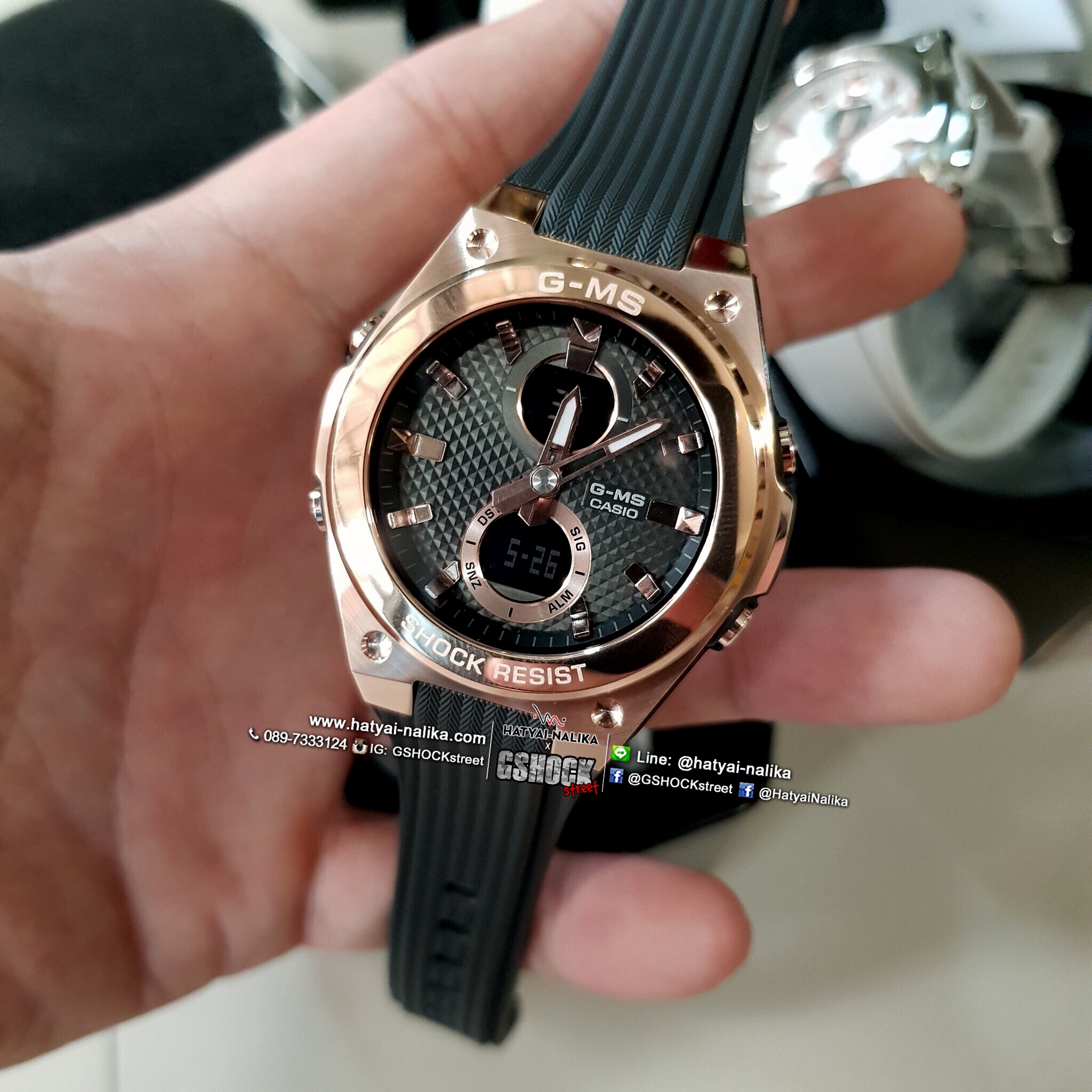 นาฬิกา Casio Baby-G G-MS "G-Steel Lady" รุ่น MSG-C100G-1A ของแท้ รับประกัน1ปี