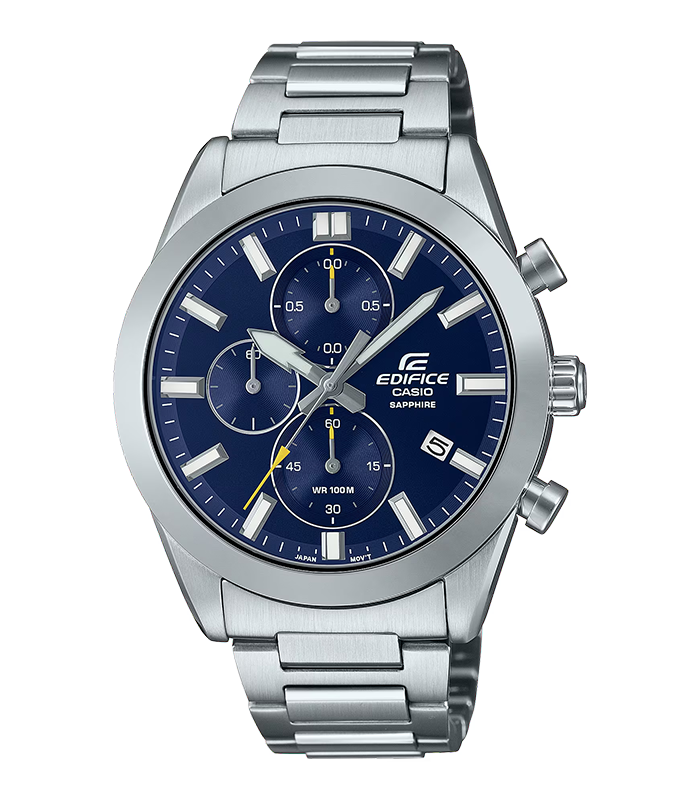 นาฬิกา Casio EDIFICE Chronograph รุ่น EFB-710D-2AV (Made in Japan) ของแท้ รับประกัน1ปี