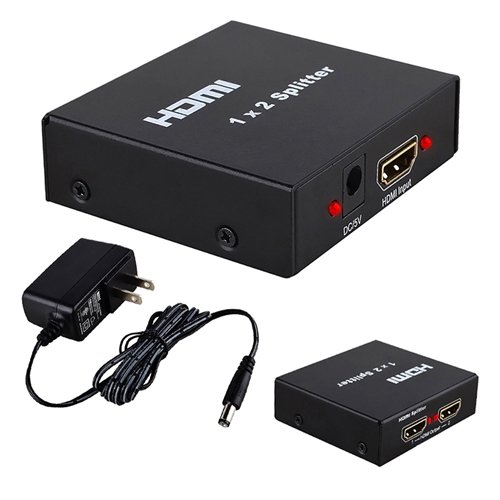 ปลดล็อค HDCP HDMI 1x2 3D splitter 2 ports