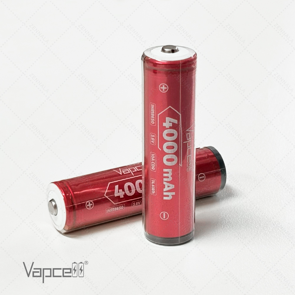 ถ่านชาร์จ Vapcell 18650 4000mAh 10A รุ่น N40 PCB