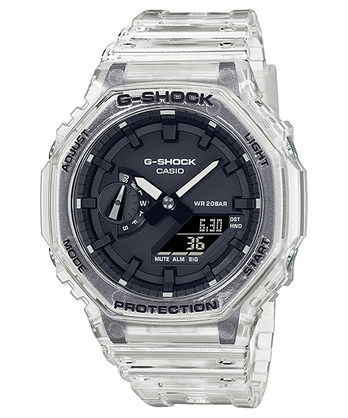 นาฬิกา Casio G-Shock Special Color Skeleton Grey & White series รุ่น GA-2100SKE-7A ของแท้ รับประกัน1ปี