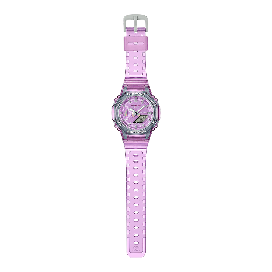 นาฬิกา Casio G-Shock Women ไซส์มินิ GMA-S2100SK Metallic Skeleton series รุ่น GMA-S2100SK-4A ของแท้ รับประกัน1ปี