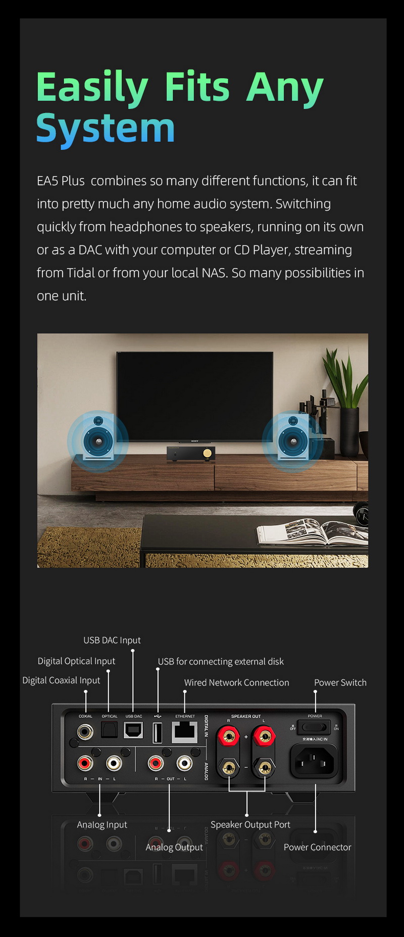 ขาย Shanling EA5 Plus DAP+DAC+AMP ครบจบในตัว รองรับ MQA, Dual Hi-Res