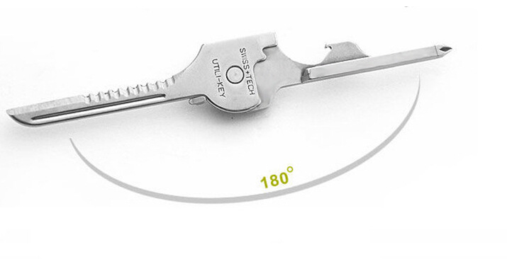 Swiss Tech Utili-Key 6 in 1 พวงกุญแจเครื่องมืออเนกประสงค์