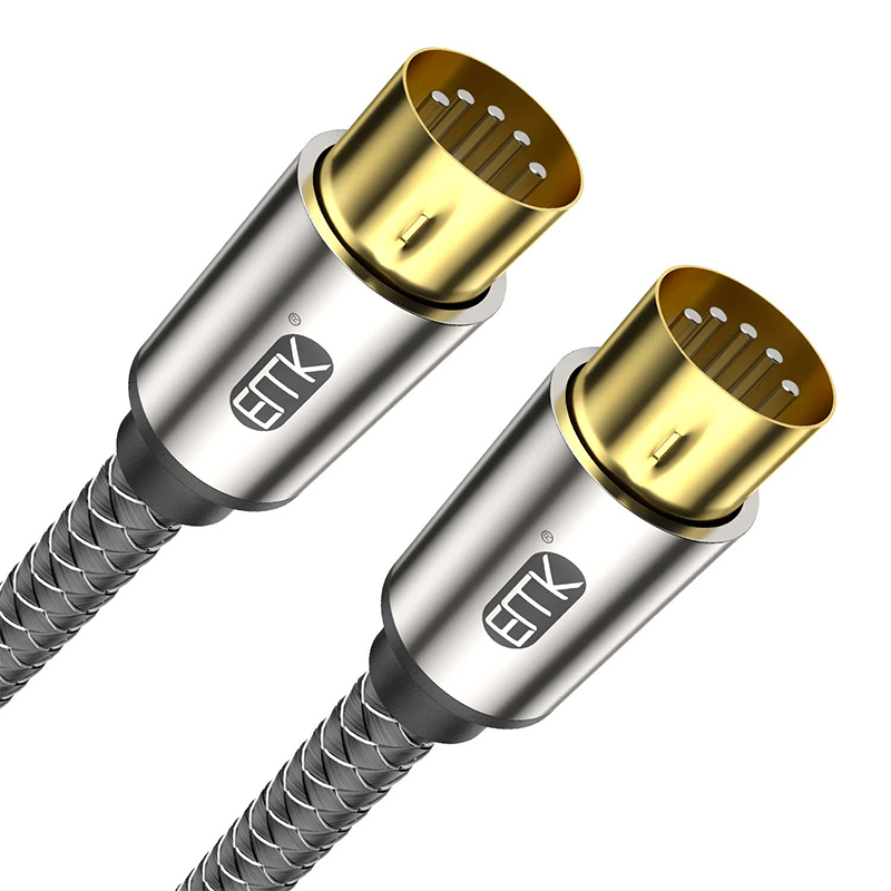 ERTK MIDI 5 Pin 5แกน สายสัญญาณ MIDI คุณภาพสูง สำหรับเชื่อมต่อ คีย์บอร์ด เปียโนไฟฟ้า ประกันศูนย์ไทย