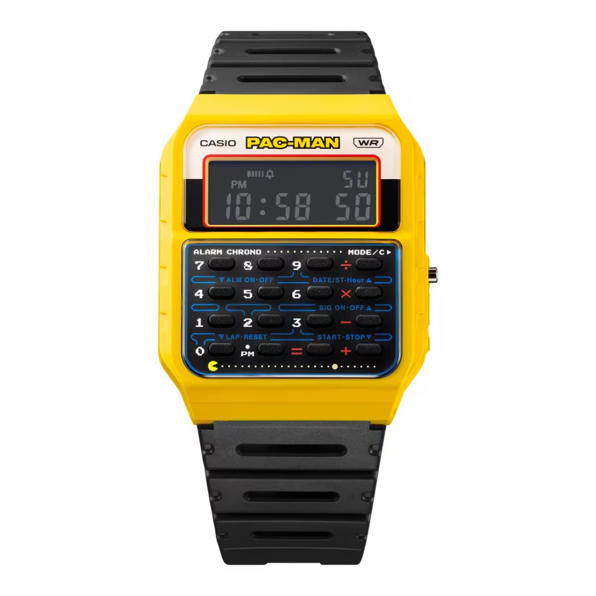 นาฬิกา คาสิโอ CASIO x PAC-MAN Limited Collaboration models รุ่น CA-53WPC-1B ของแท้ รับประกัน1ปี