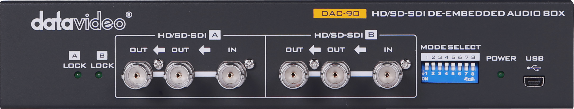 Datavideo DAC-90 SDI Audio De-embedded Box