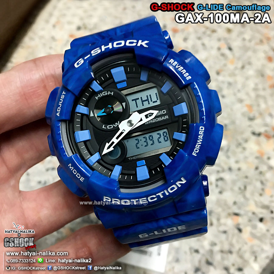นาฬิกา Casio G-Shock G-LIDE รุ่น GAX-100MA-2A ของแท้ รับประกัน1ปี