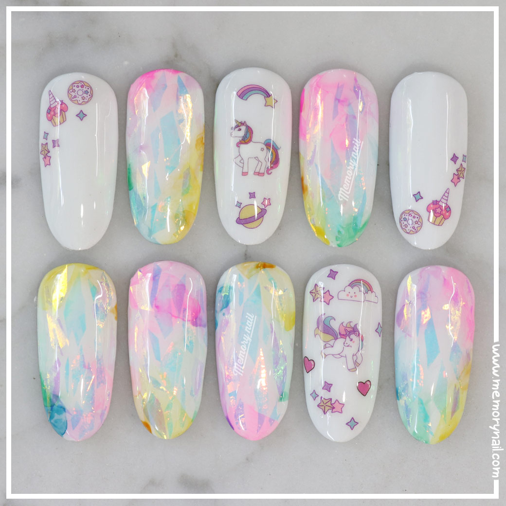 การใช้น้ำยา UNICORN MAGIC LIQUID และ ติดกระดาษแก้ว