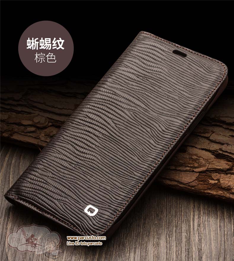 เคสหนังแท้ Apple iPhone X มี Texture จาก QIALINO [Pre-order]