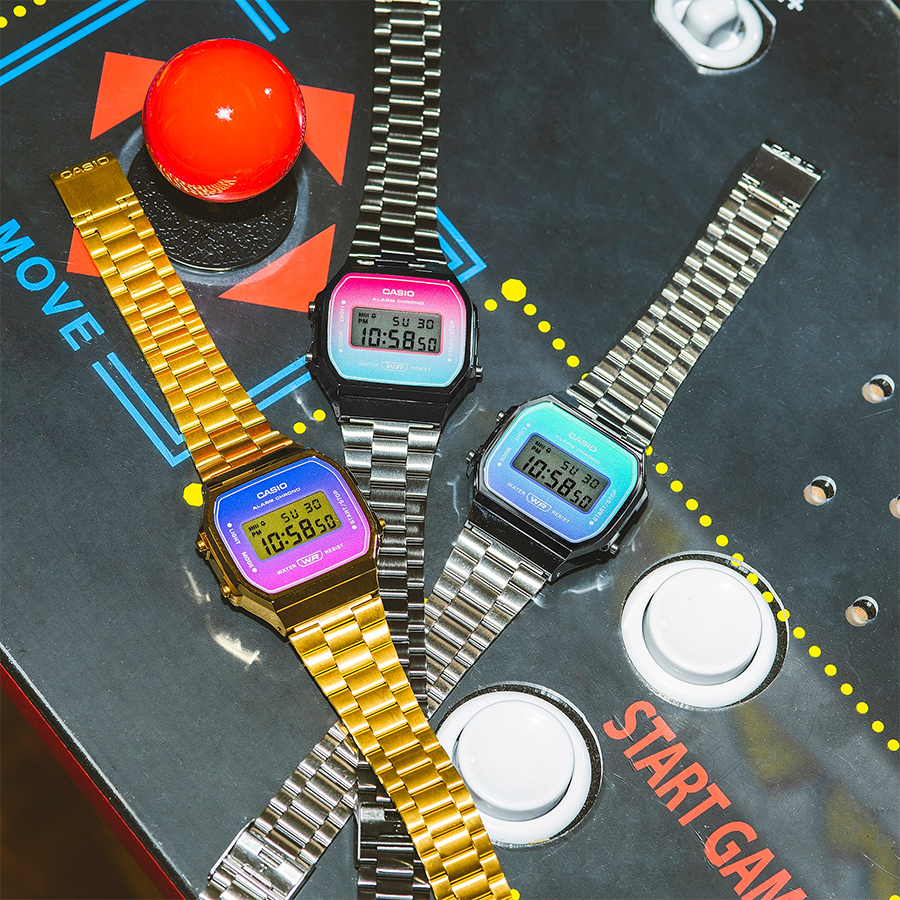 นาฬิกา คาสิโอ Casio STANDARD DIGITAL Vintage รุ่น A168WER-2A ของแท้ รับประกัน1ปี