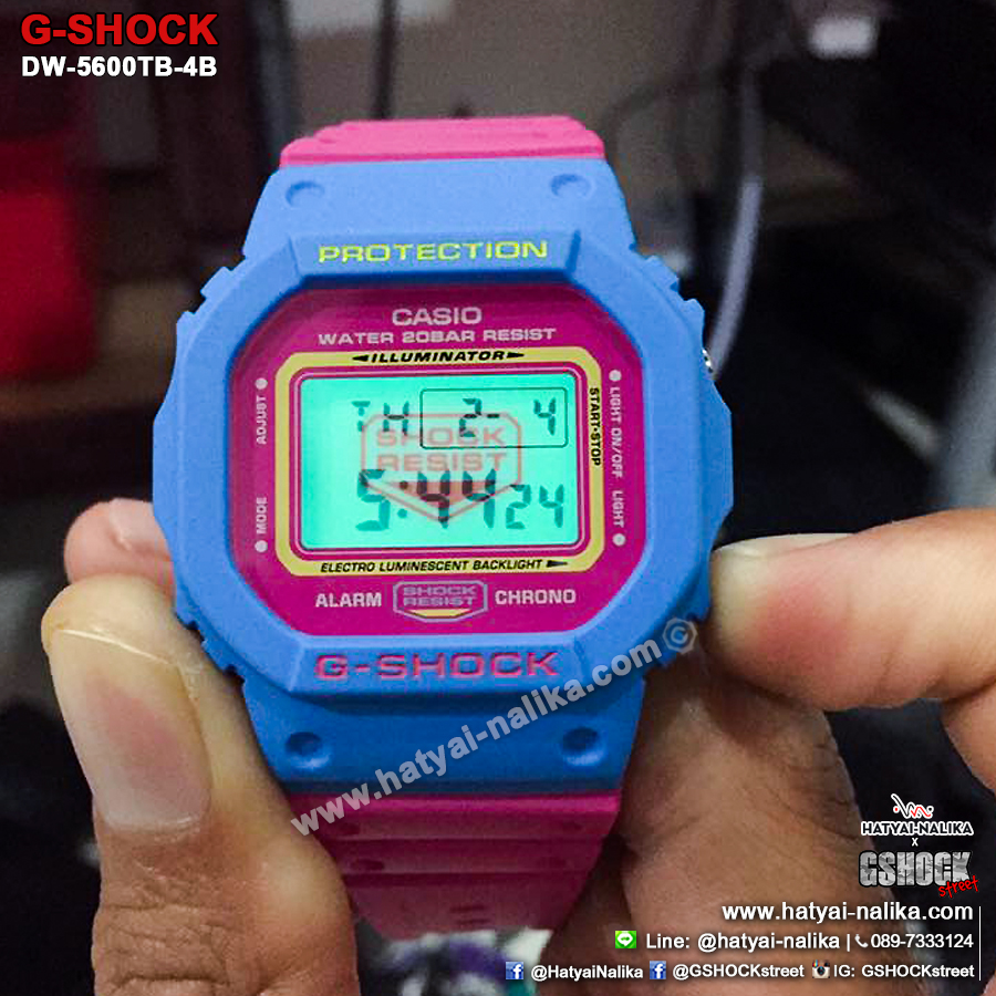 นาฬิกา Casio G-Shock Limited DW-5600TB ThrowBack 1983 series รุ่น DW-5600TB-4B ของแท้ รับประกัน1ปี (หายาก)