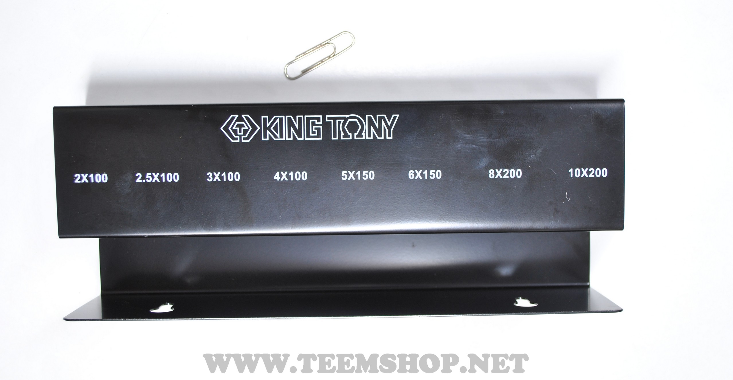 KINGTONY กุญแจหกเหลี่ยมด้ามยาวตัว L ชุด 8 ตัว 2-10mm. NO.22218MR Made in Taiwan