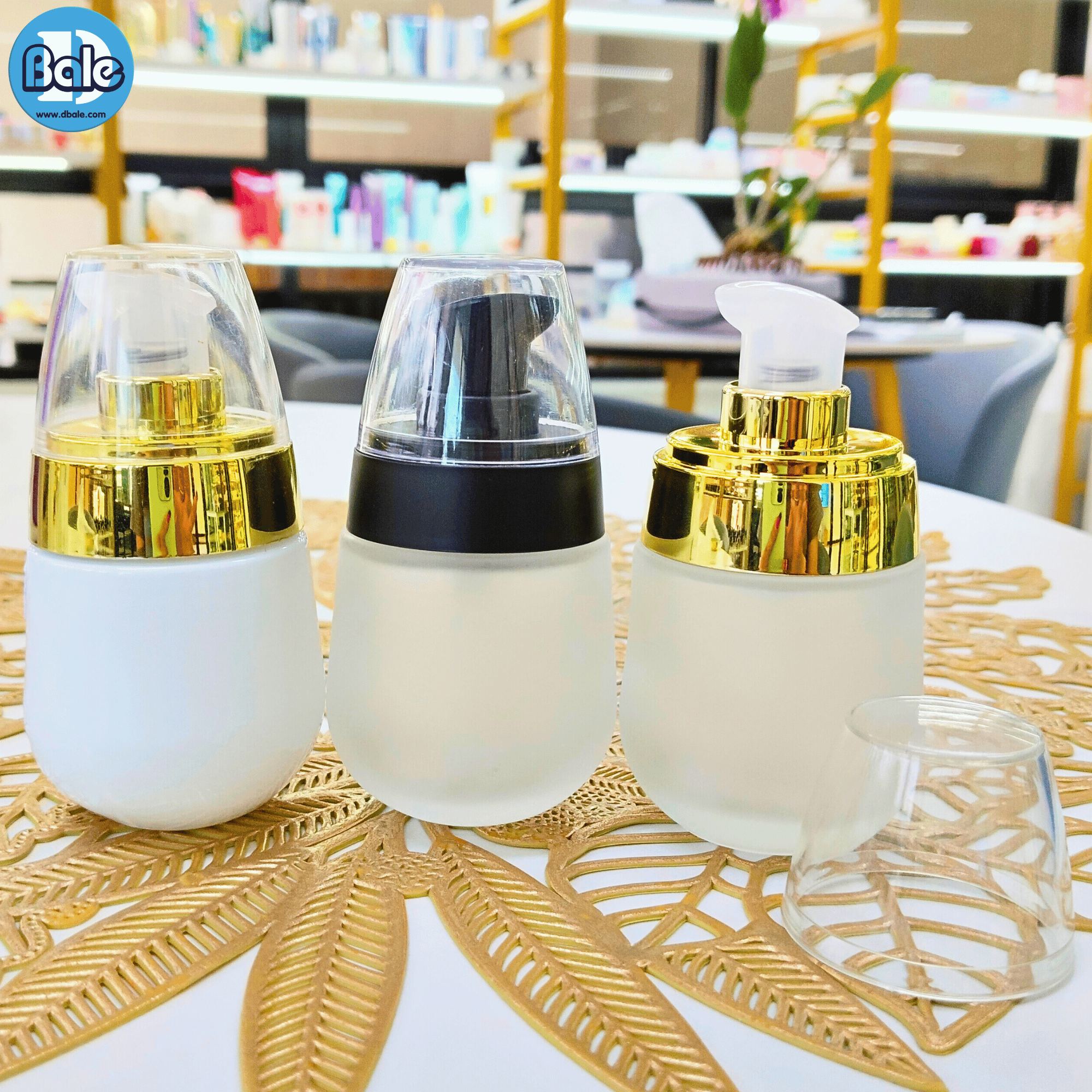 c011 30ml. ขวดแก้วทรงหยดน้ำ