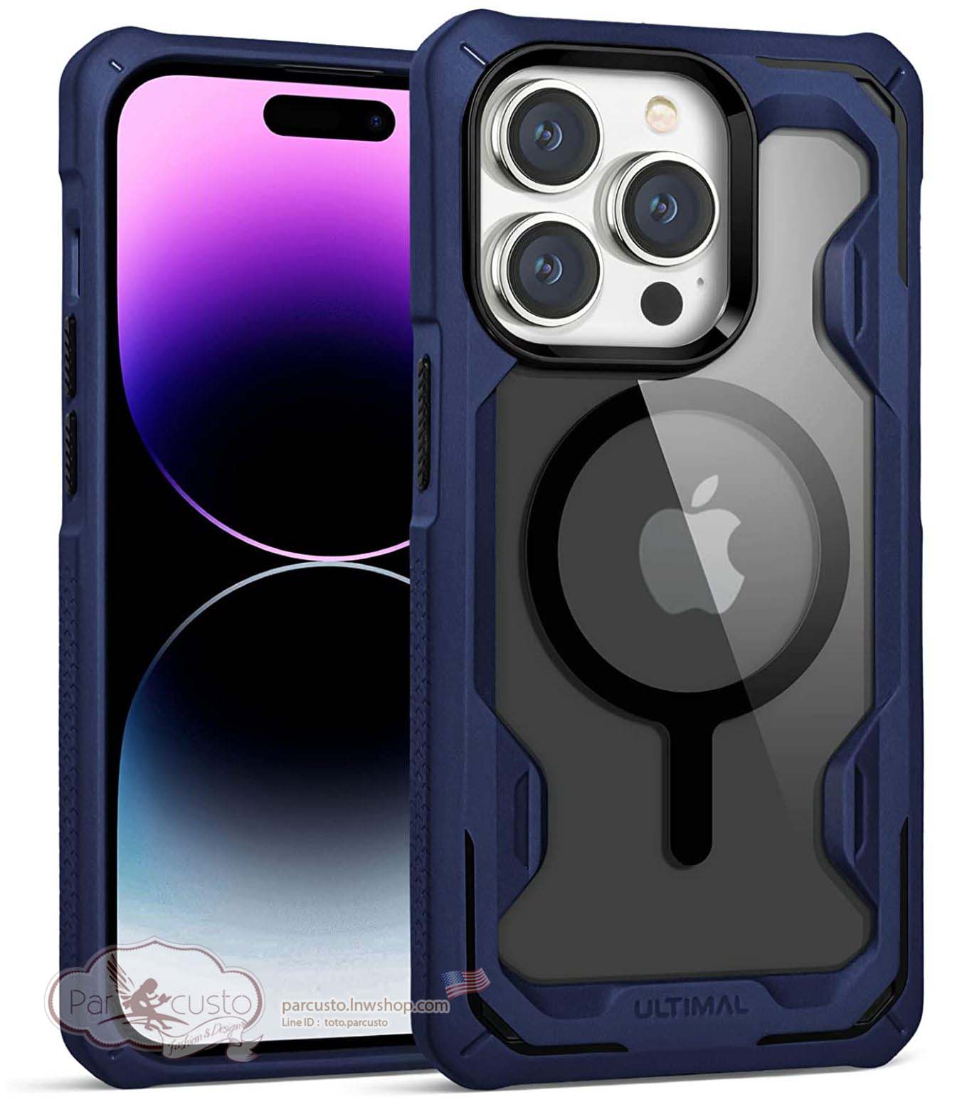 เคสกันกระแทก Apple iPhone 14 Pro Max [Rugged Military] จาก ULTIMAL (Pre-order USA)