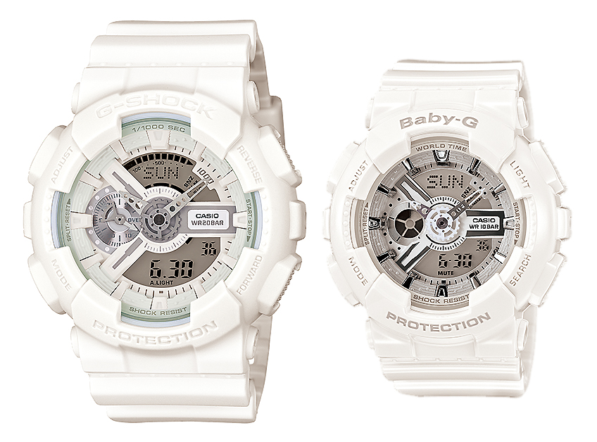 นาฬิกา คาสิโอ Casio G-Shock SETคู่รัก รุ่น GA-110BC-7&BA-110-7A3 Pair set