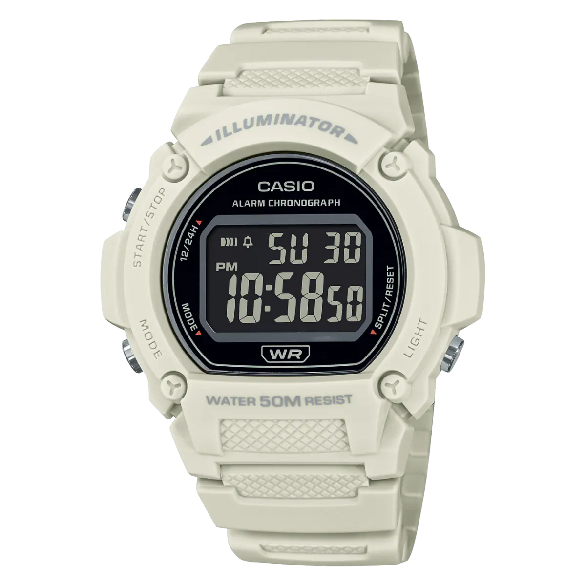 นาฬิกา Casio STANDARD DIGITAL รุ่น W-219HC-8BV ของแท้ รับประกัน1ปี