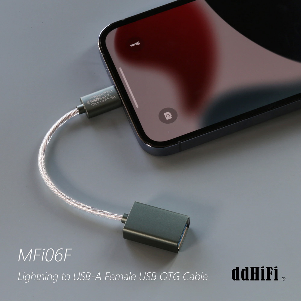 ขาย DD MFI06F สายแปลง Lightning เป็น USB TypeA สำหรับต่อกับ DAC/AMP