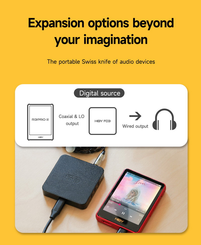 Hiby R3 pro ESS 2022 สุดยอด DAP ที่เป็นทุกสิ่งที่คุณต้องการ ประกันศูนย์ไทย