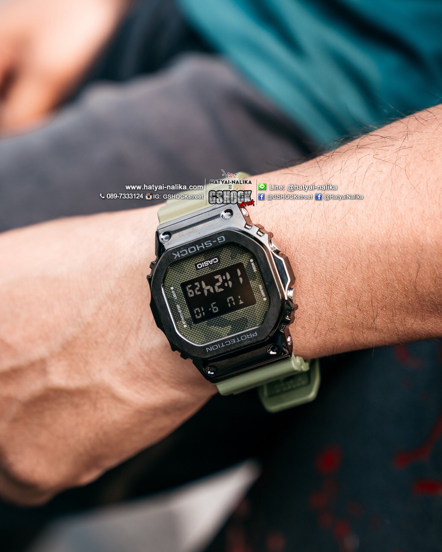 นาฬิกา Casio G-Shock Standard Digital GM-5600 series รุ่น GM-5600B-3 ของแท้ รับประกัน1ปี
