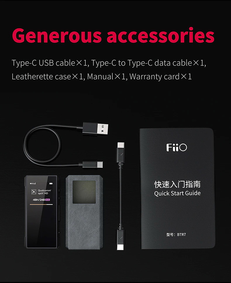 ขาย FiiO BTR7 Bluetooth DAC/AMP รองรับ MQA, Dual Hi-Res ประกันศูนย์ไทย