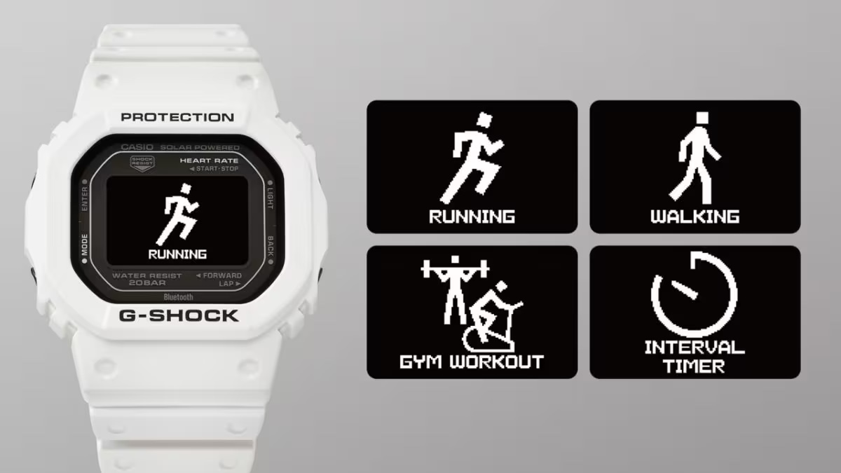 นาฬิกา Casio G-Shock Limited G-SQUAD Heart Rate Monitor DW-H5600 series รุ่น DW-H5600-7 ของแท้ รับประกัน1ปี
