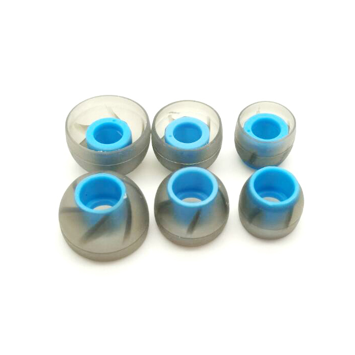 ขาย x-tips จุกหูฟังแกนพัดลมสำหรับอินเอียร์ทั่วไป ขนาด 5mm 6คู่ 200 นุ่มเบาสบายหู