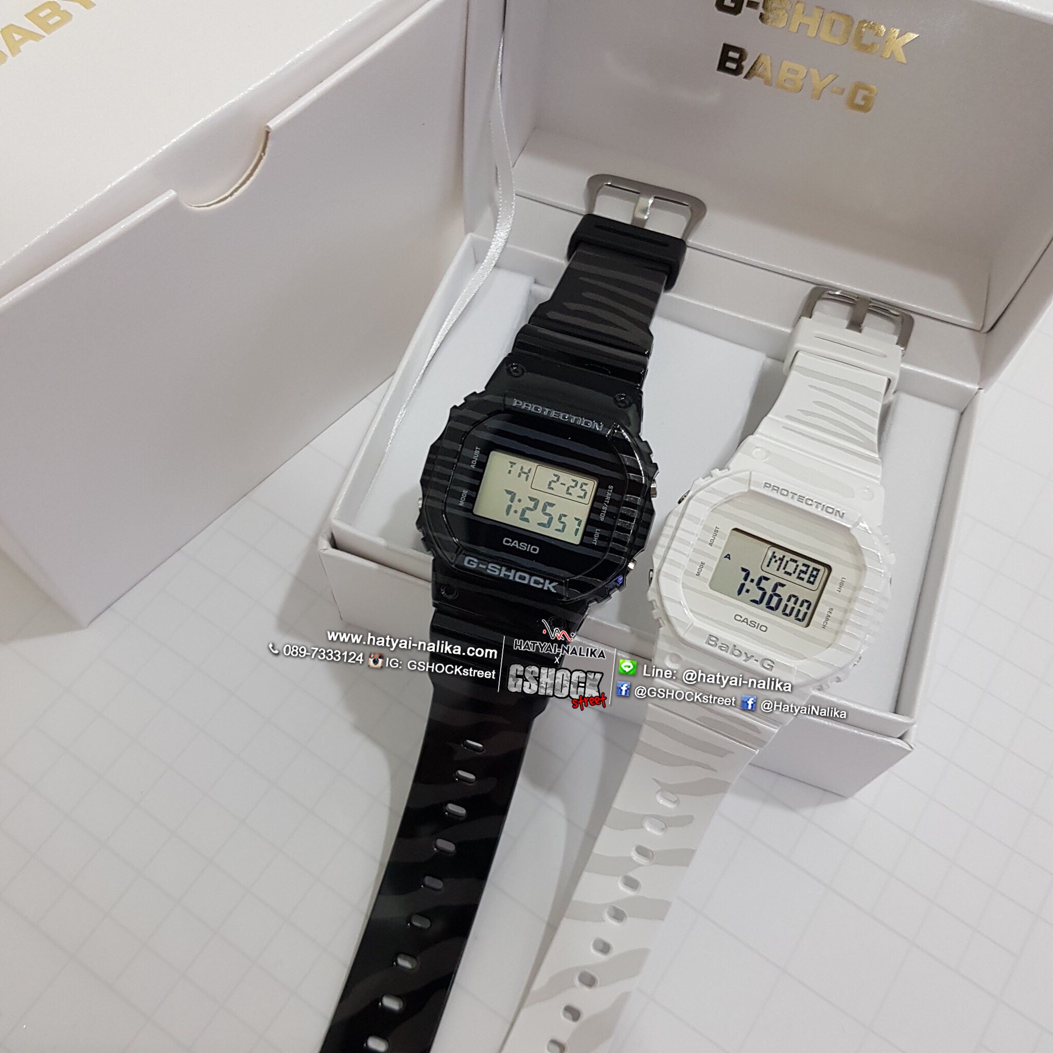 นาฬิกา คาสิโอ Casio G-Shock x Baby-G SETคู่รัก SPECIAL LIMITED รุ่น SLV-19B-1 ของแท้ รับประกัน 1 ปี