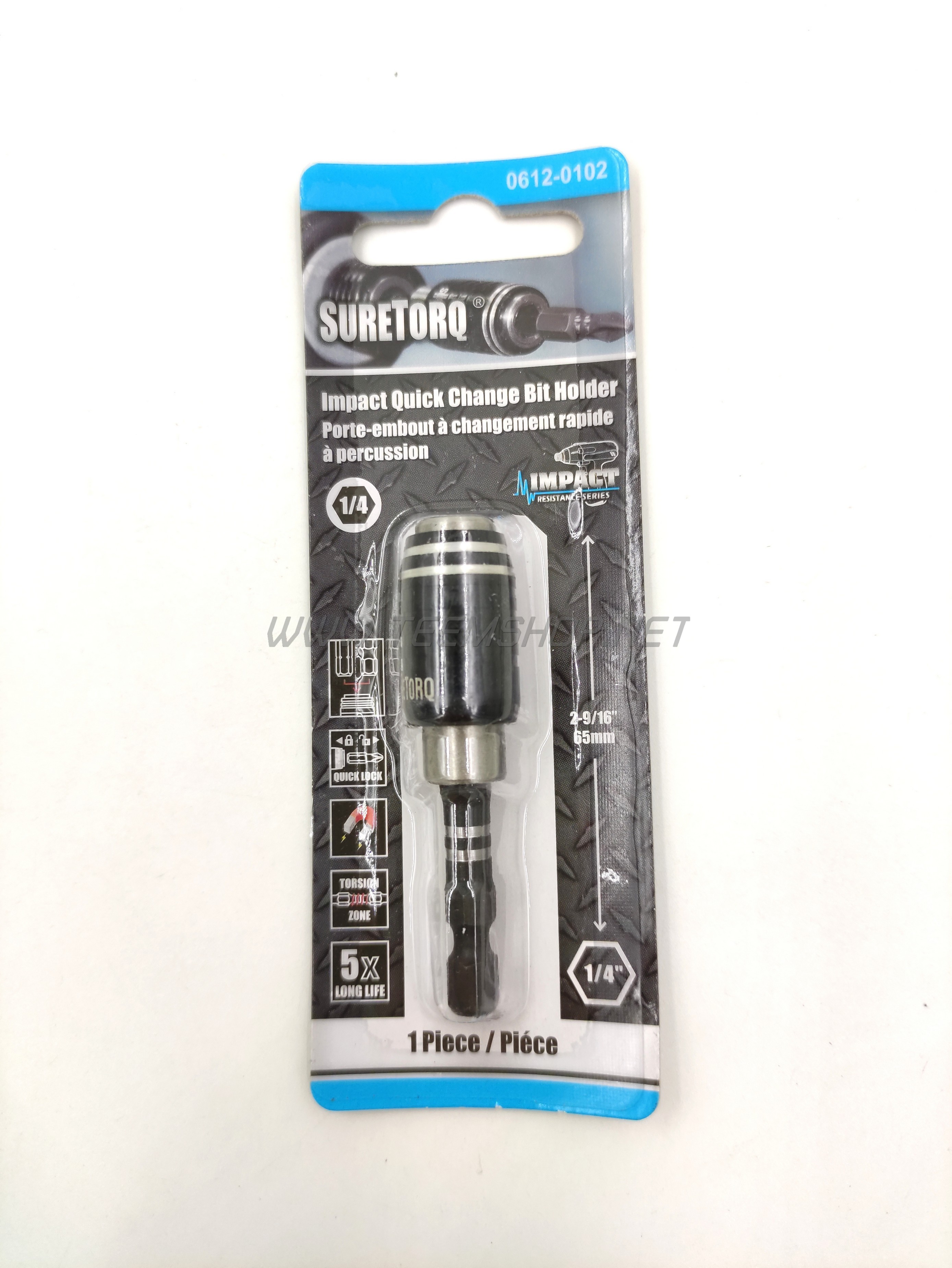 SURETORQ แกนต่อดอกไขควงลม แบบสวมเร็ว 65mm. 0612-0102