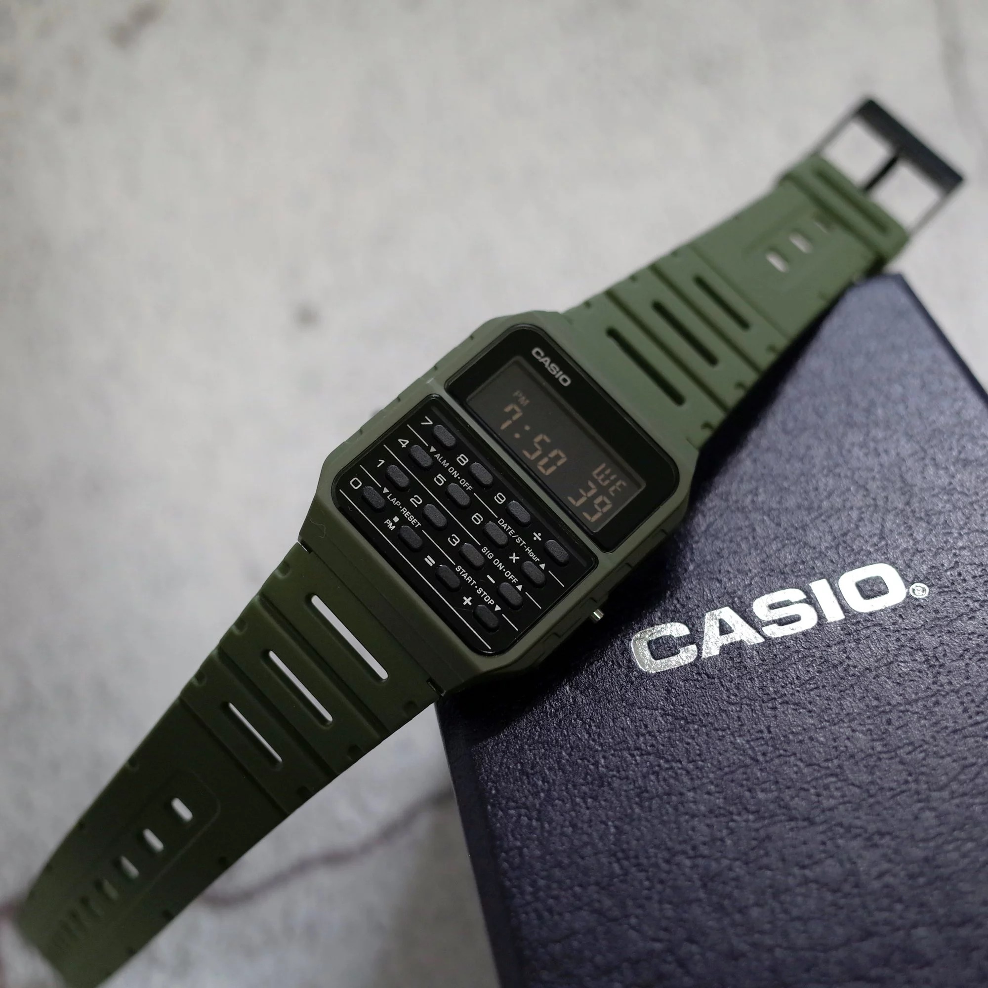 นาฬิกา คาสิโอ Casio Vintage DIGITAL รุ่น CA-53WF-3B ของแท้ รับประกัน1ปี