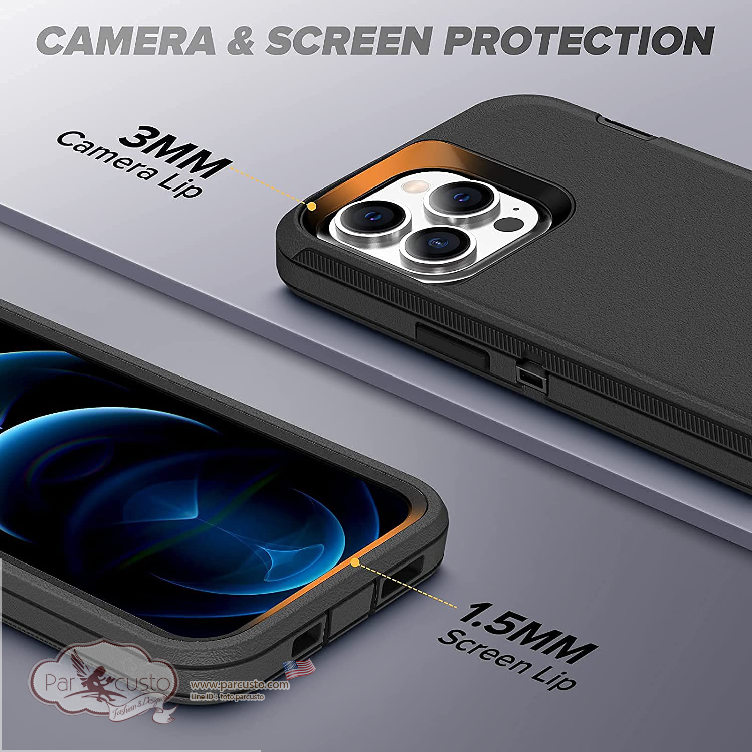 เคสกันกระแทก iPhone 13 Pro Max จาก VEGO [หมด]