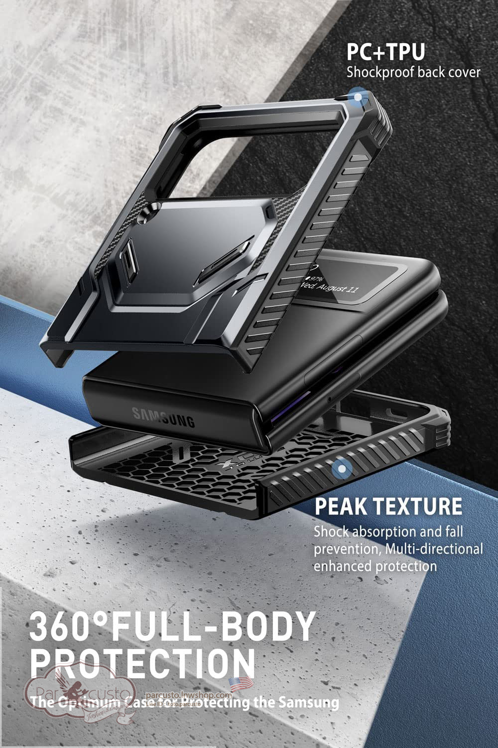 เคสกันกระแทก Samsung Galaxy Z Flip 4 5G [Armorbox] จาก i-Blason (Pre-order USA)