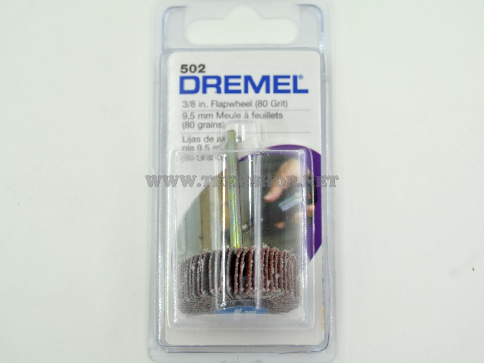 2615000502 DREMEL 502 กระดาษทรายซ้อนหนา 3/8” เบอร์ 80