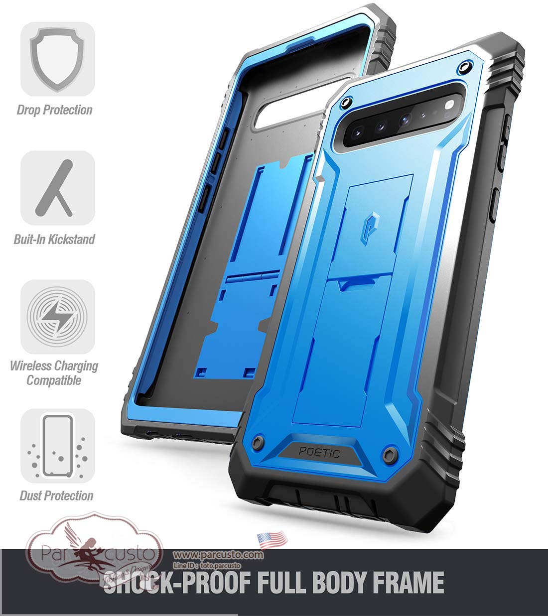 เคสกันกระแทก Samsung Galaxy S10 5G [REVOLUTION ] จาก Poetic [หมด]