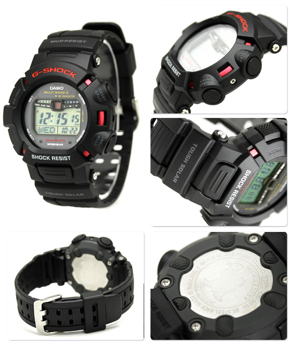 นาฬิกา คาสิโอ Casio G-Shock Master of G Mudman MULTIBAND รุ่น GW-9010-1ER (ไม่วางขายในไทย) [EUROPE]