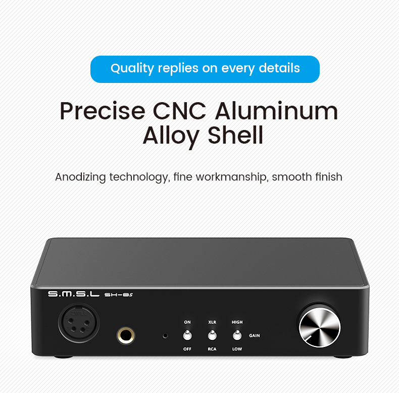 ขาย SMSL SH-8S แอมป์ตั้งโต๊ะรองรับ Hi-Res ประกันศูนย์ไทย
