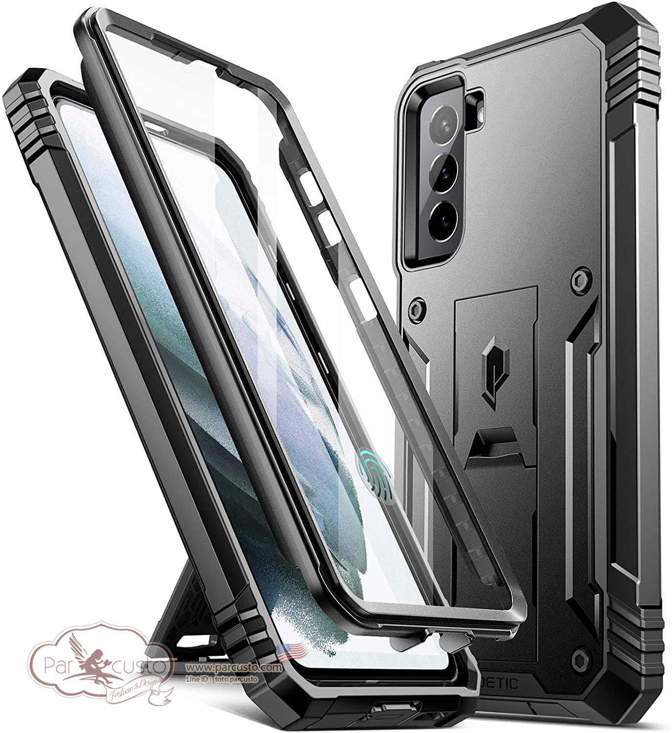 เคสกันกระแทก Samsung Galaxy S21 5G [Revolution Series] จาก Poetic [Pre-order USA]