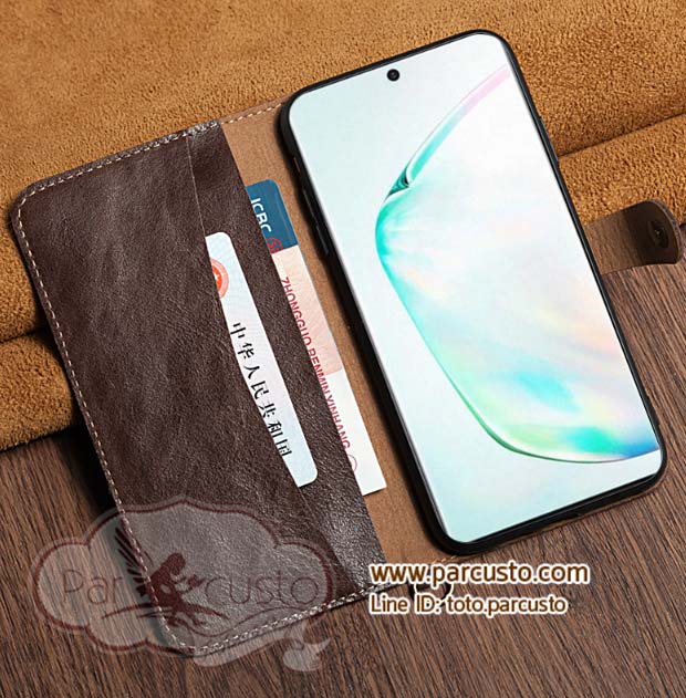 เคสหนังวัวแท้ Samsung Galaxy Note 10 / Note 10 Plus (โปรดระบุรุ่น) จาก Sheng Lei [หมด]