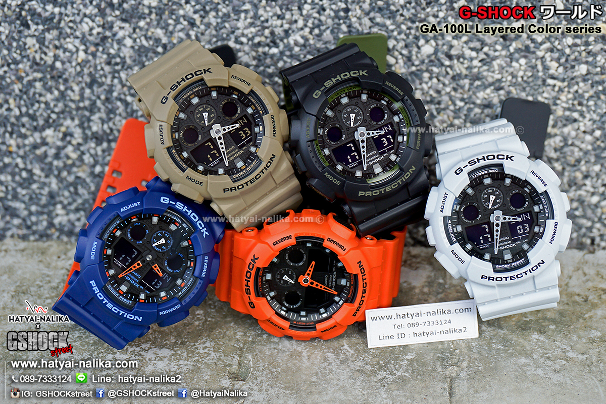 นาฬิกา Casio G-Shock Limited Layered Color series รุ่น GA-100L-2A (Optimus Prime 2) ของแท้ รับประกัน1ปี