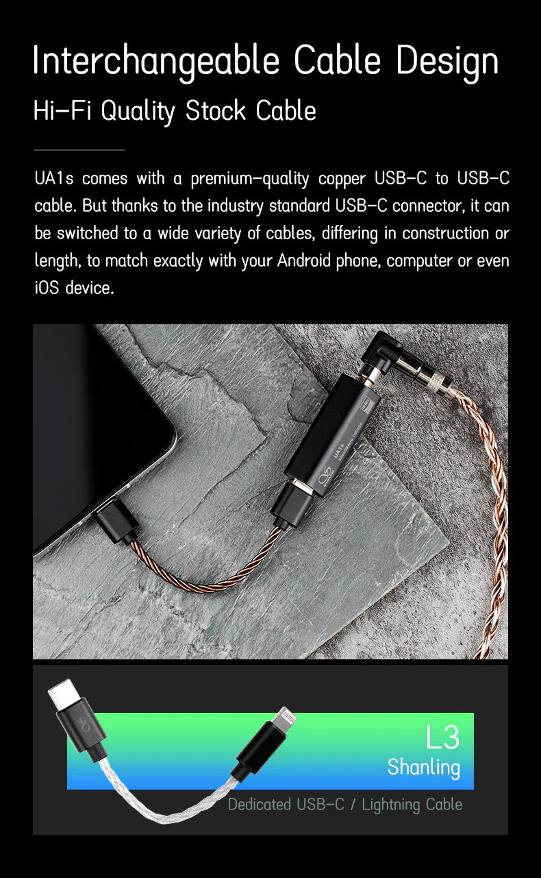 ขาย Shanling UA1s USB DAC/AMP พกพาสำหรับมือถือ,คอมพิวเตอร์ ประกันศูนย์ไทย