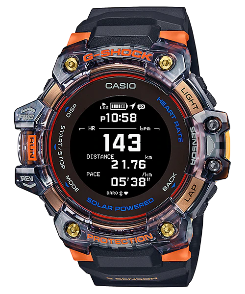 นาฬิกา Casio G-Shock G-SQUAD Heart rate monitor & GPS GBD-H1000 series รุ่น GBD-H1000-1A4 ของแท้ รับประกัน1ปี