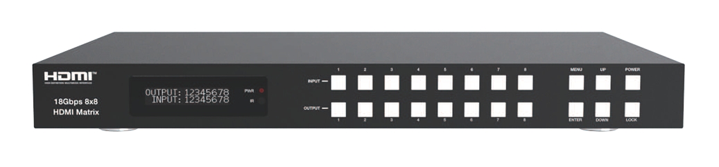 VACOTEK H-MX88BDA HDMI2.0 8x8 MATRIX 18G 4:4:4