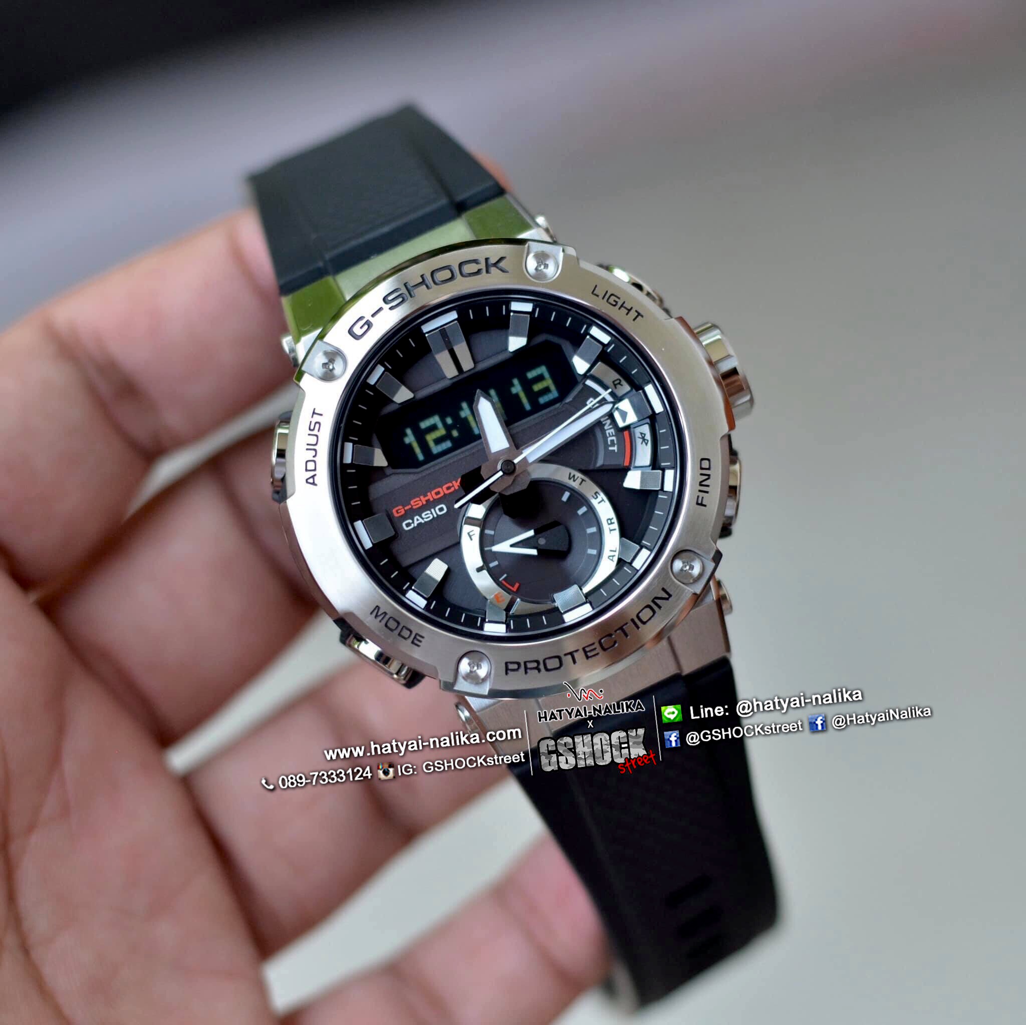 นาฬิกา Casio G-Shock G-STEEL Transformer wtih Blutooth GST-B200 series รุ่น GST-B200-1A ของแท้ รับประกัน1ปี