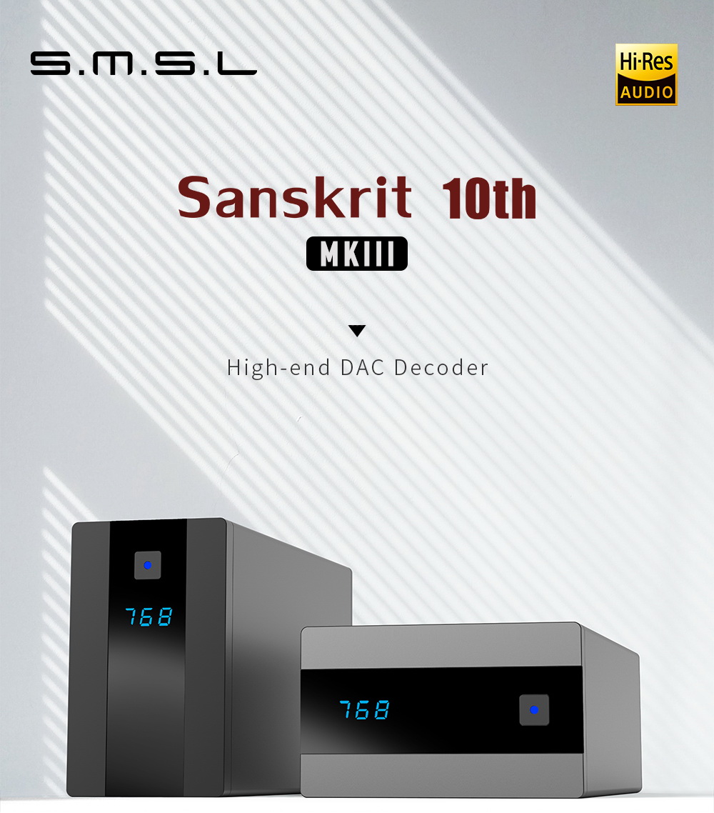 ขาย SMSL Sanskrit 10th MKIII DAC ตั้งโต๊ะ ระดับไฮเอนด์รองรับ Hi-Res ประกันศูนย์ไทย