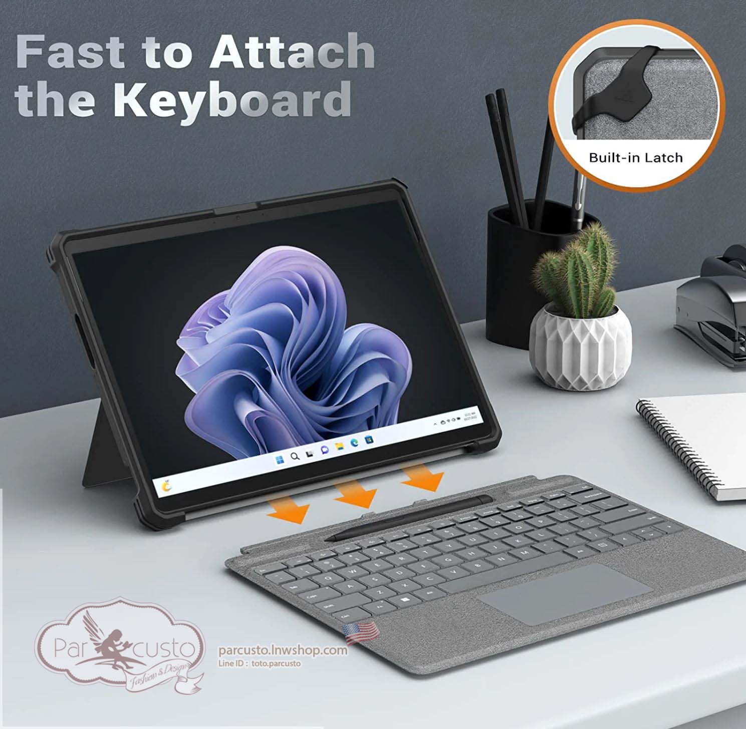 เคสกันกระแทก Microsoft Surface Pro 9 / Pro 9 5G 13-Inch 2022จาก MoKo [Pre-order USA]