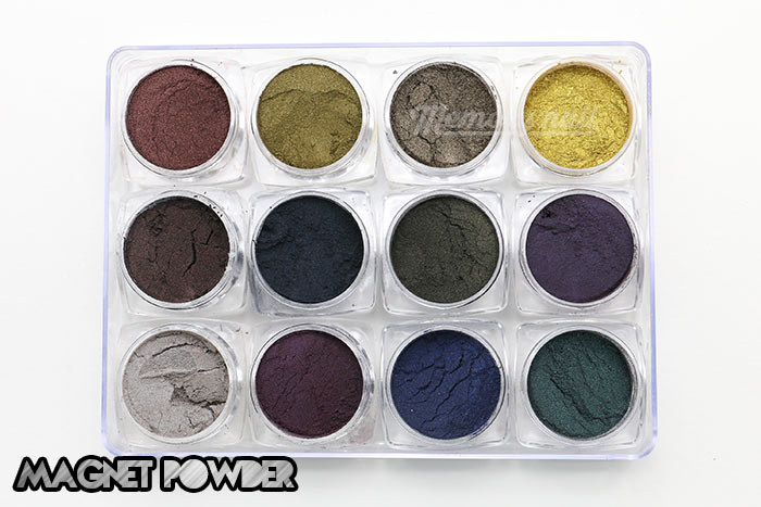MAGNET POWDER,MAGNET GEL,ผงแม่เหล็ก,สีแม่เหล็ก,สีเจลแม่เหล็ก,สีตาแมว,cat eyes,สีเจล cat eye